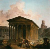 Robert, Hubert - The Maison Caree, the Arenas and the Magne Tower in Nimes
